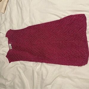 Vintage Sparkling Pink Sleeveless Top